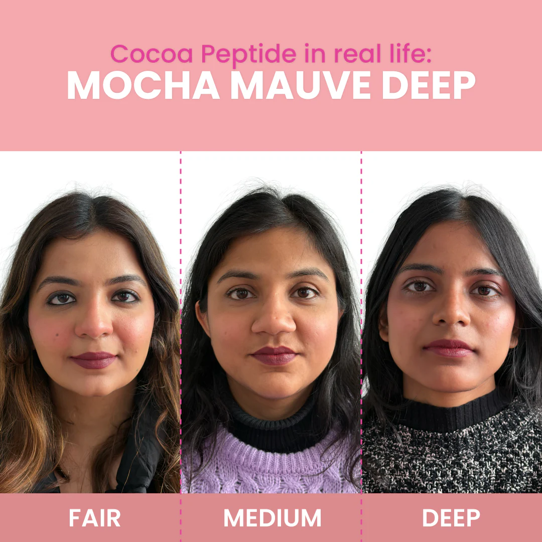 Cocoa Peptide Velvet Matte Lipstick - Image 16