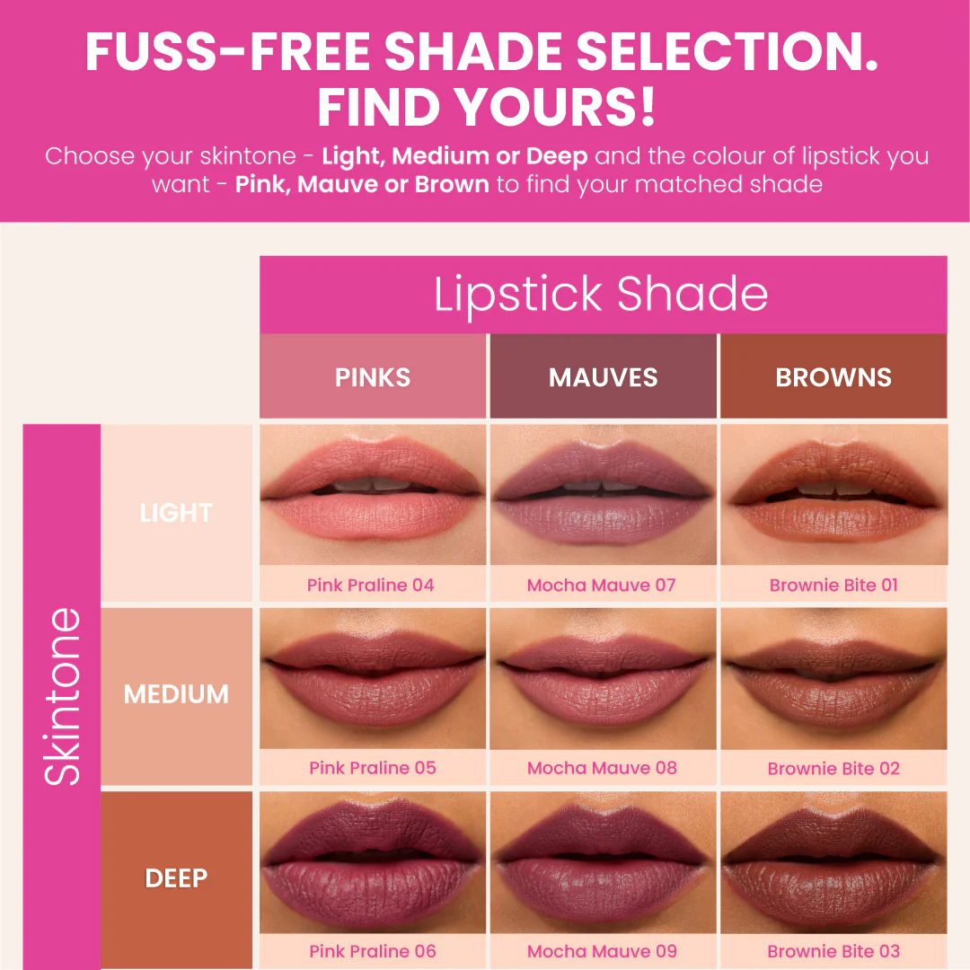 LIGHT TRIO COCOA PEPTIDE VELVET MATTE LIPSTICK COMFORT MATTE LIPSTICK - Image 6