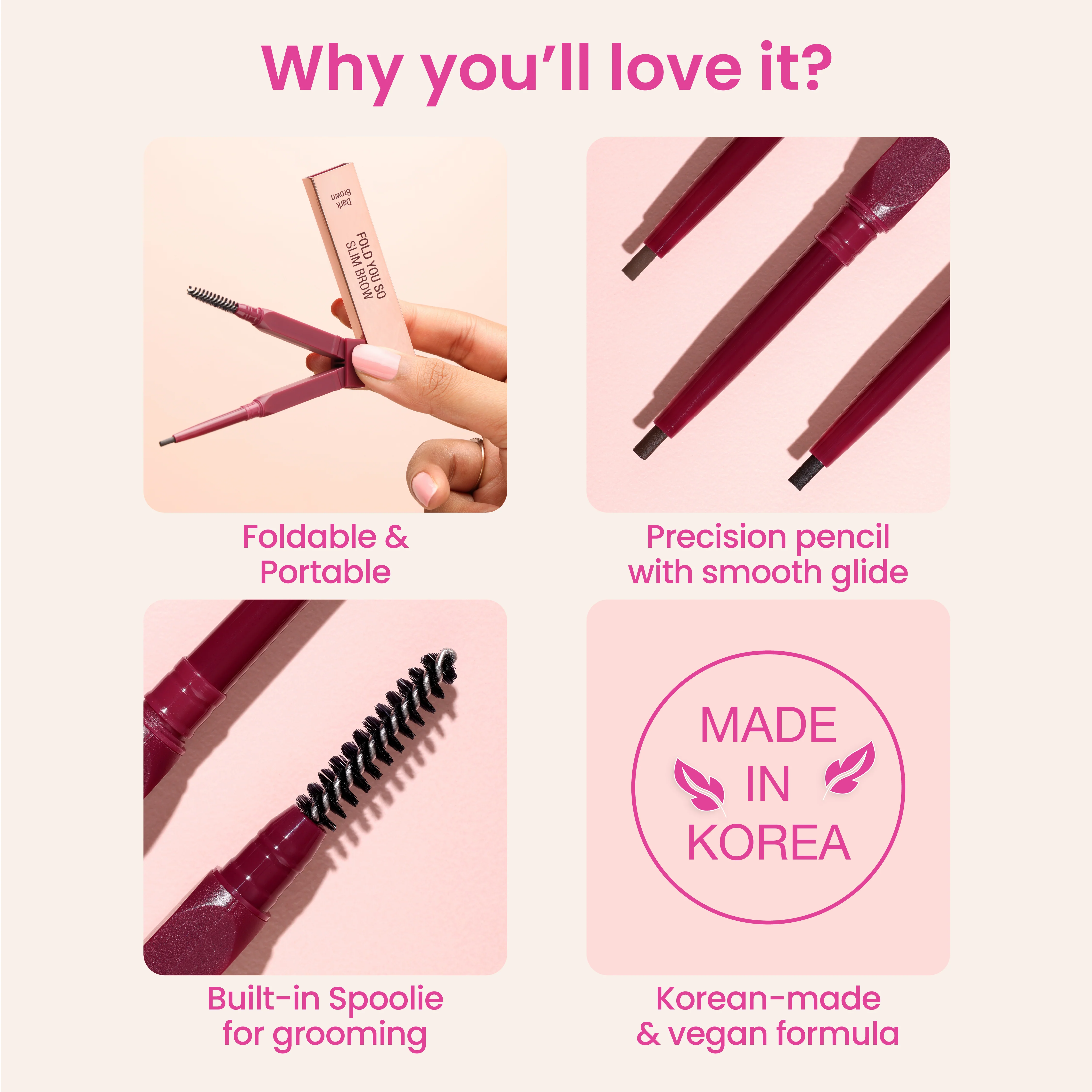 Eyebrow Pencil with Brush - Image 3